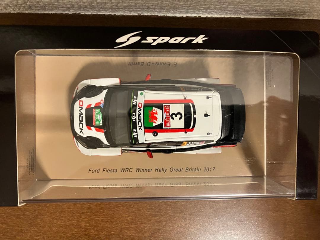 1/43 Ford Fiesta WRC 2017 E.エバンス 優勝マシン