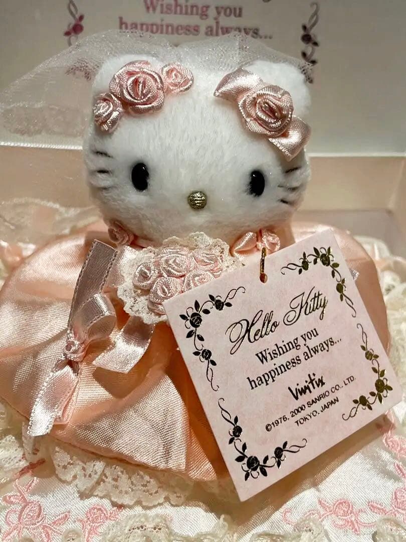 ハローキティ ウエディング ドール リングピロー Vivitix 新品タグ付き