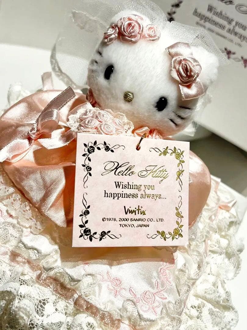 ハローキティ ウエディング ドール リングピロー Vivitix 新品タグ付き