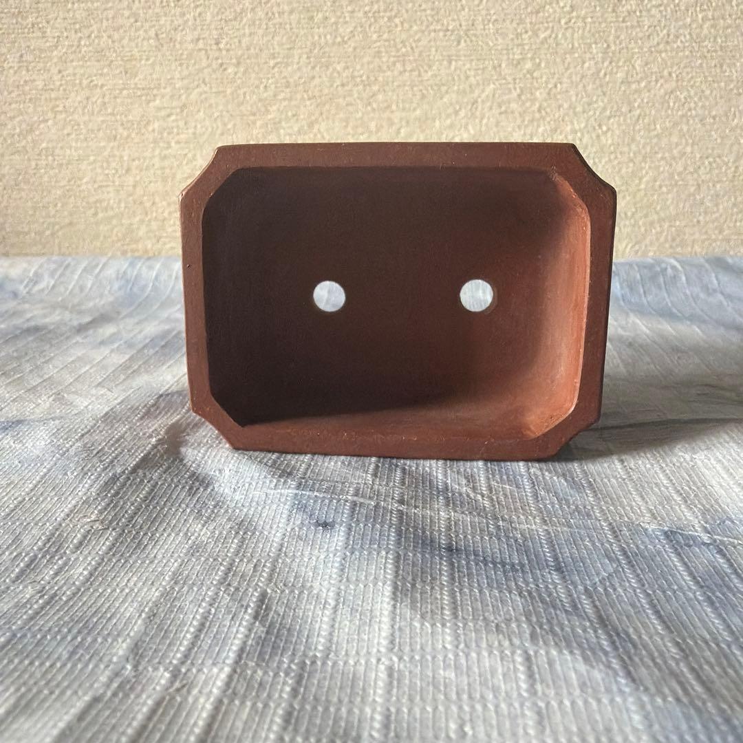 中国宜興　植木鉢　朱泥　中国　China 盆栽