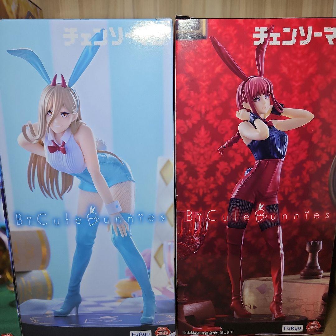 FuRyu　チェンソーマンとラフタリア　#白るまんどのフィギュア