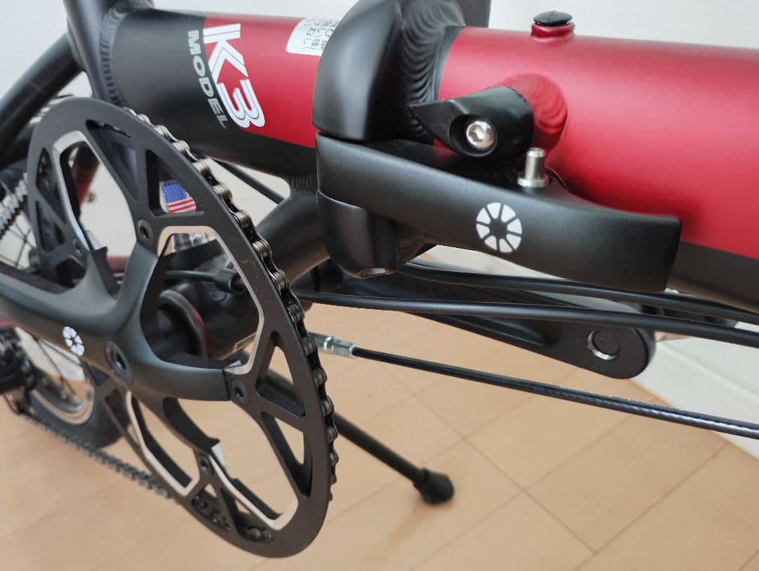 超美品 DAHON K3 2024年購入 レッド/ブラック おまけ付き