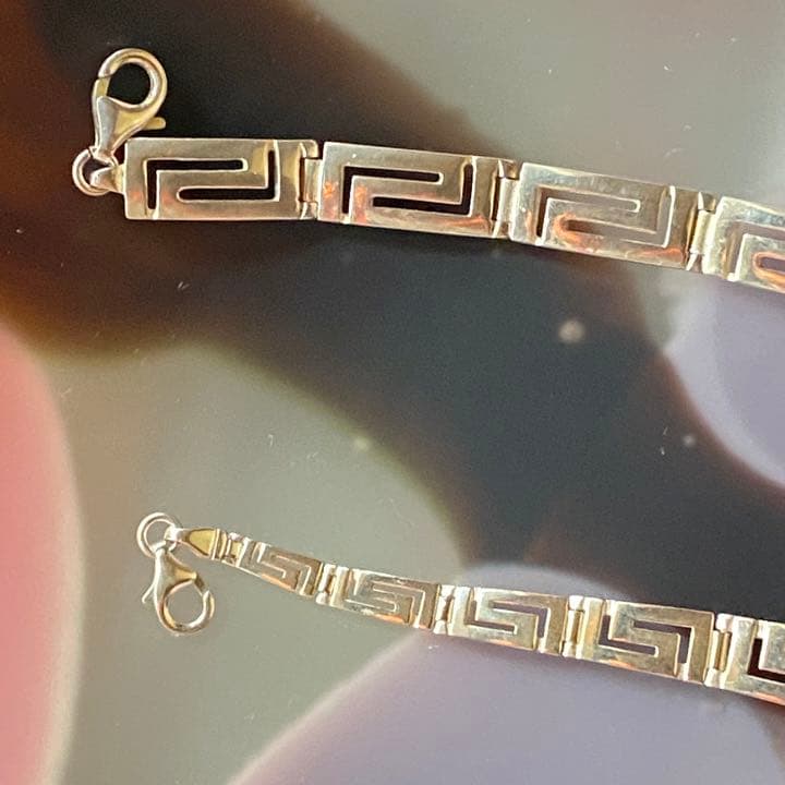 1997様感謝‼️宝石王マダム80'sSILVERイドラ島ペアブレス現地証明書付