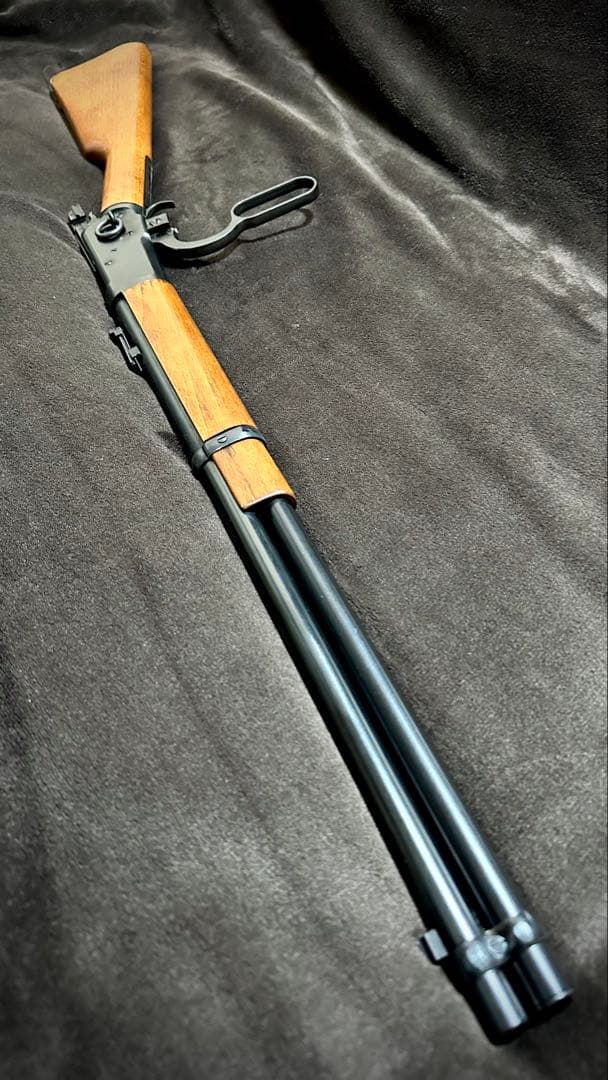 マルシン ウィンチェスター M1892 ブラック 高級ブナ材仕様 6mmBBガス