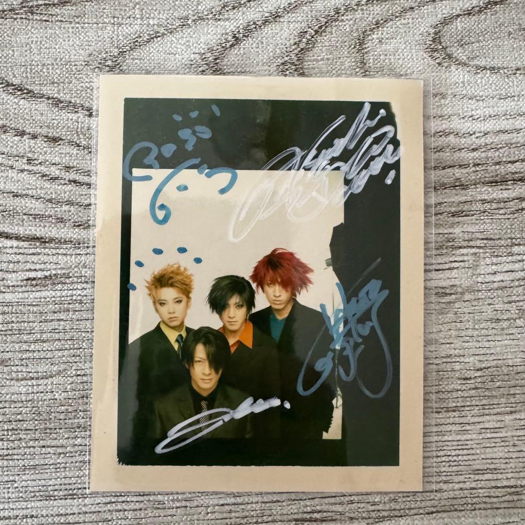 GLAY 直筆サイン　ポラロイド　チェキ　写真