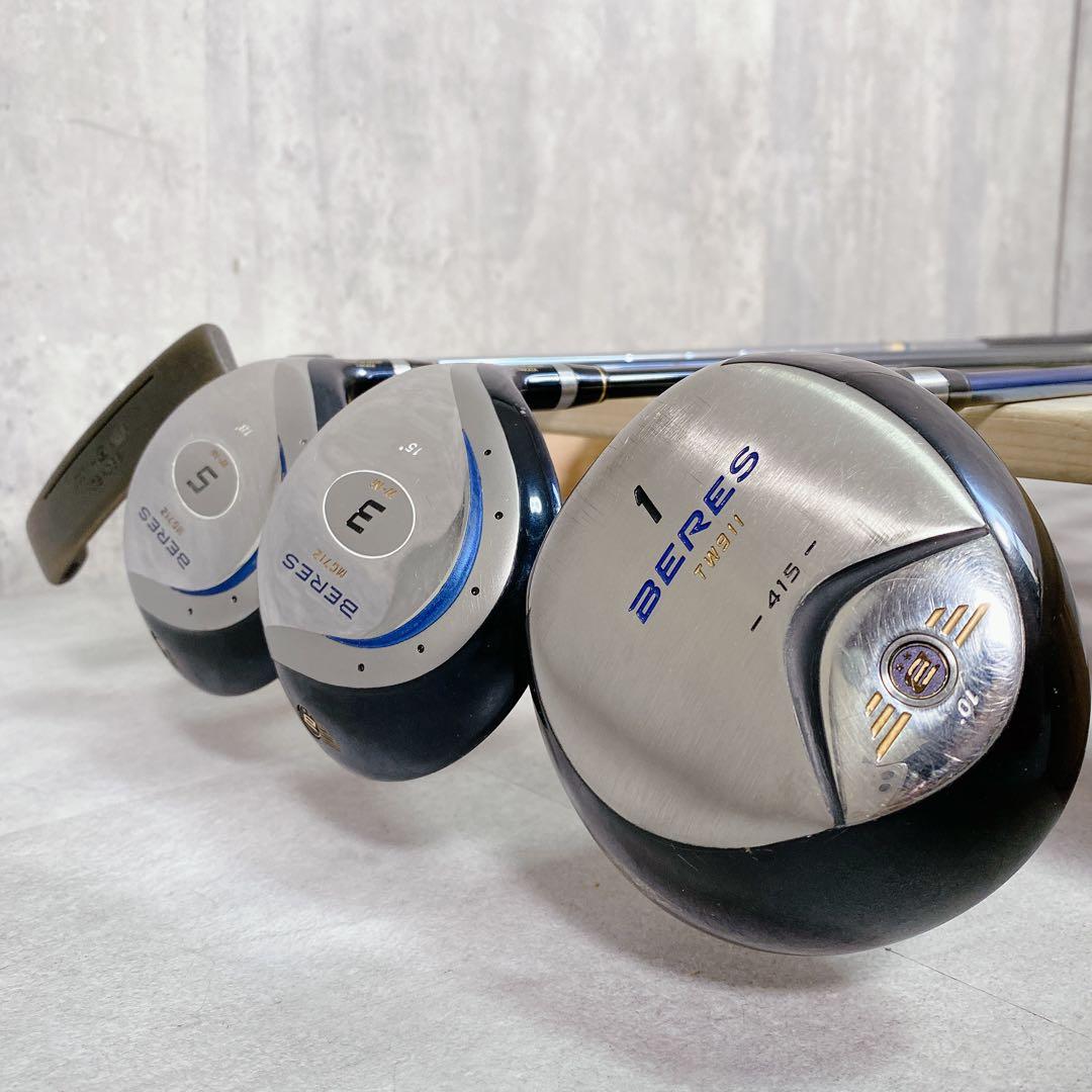 V855 ホンマ ゴルフクラブ メンズ フルセット BERES キャスター付き