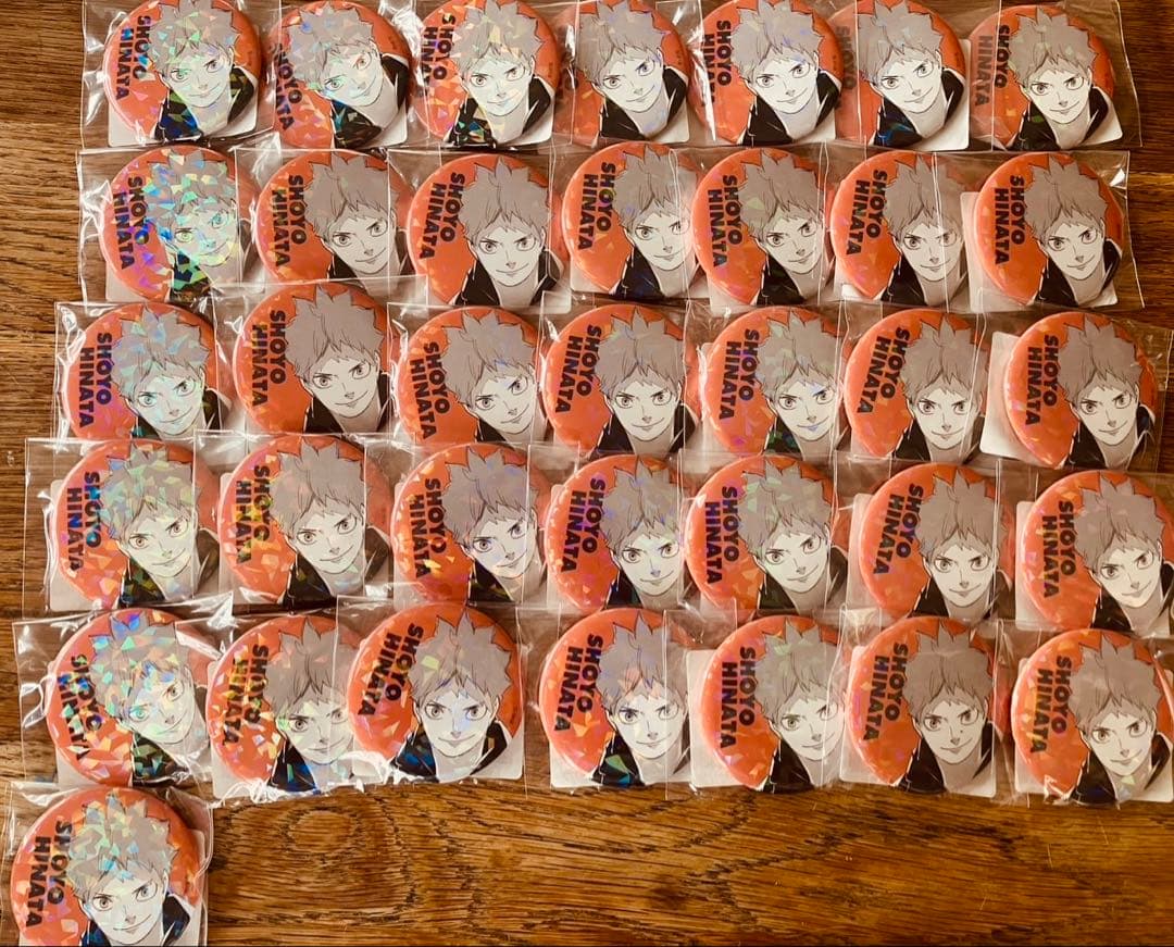 ハイキュー　日向翔陽　オールスター缶バッジ　缶バッジ　オールスター