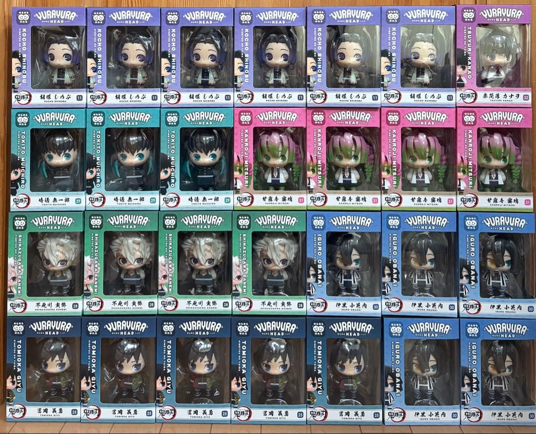 鬼滅の刃 ゆらゆらヘッド 28体セット まとめ売り