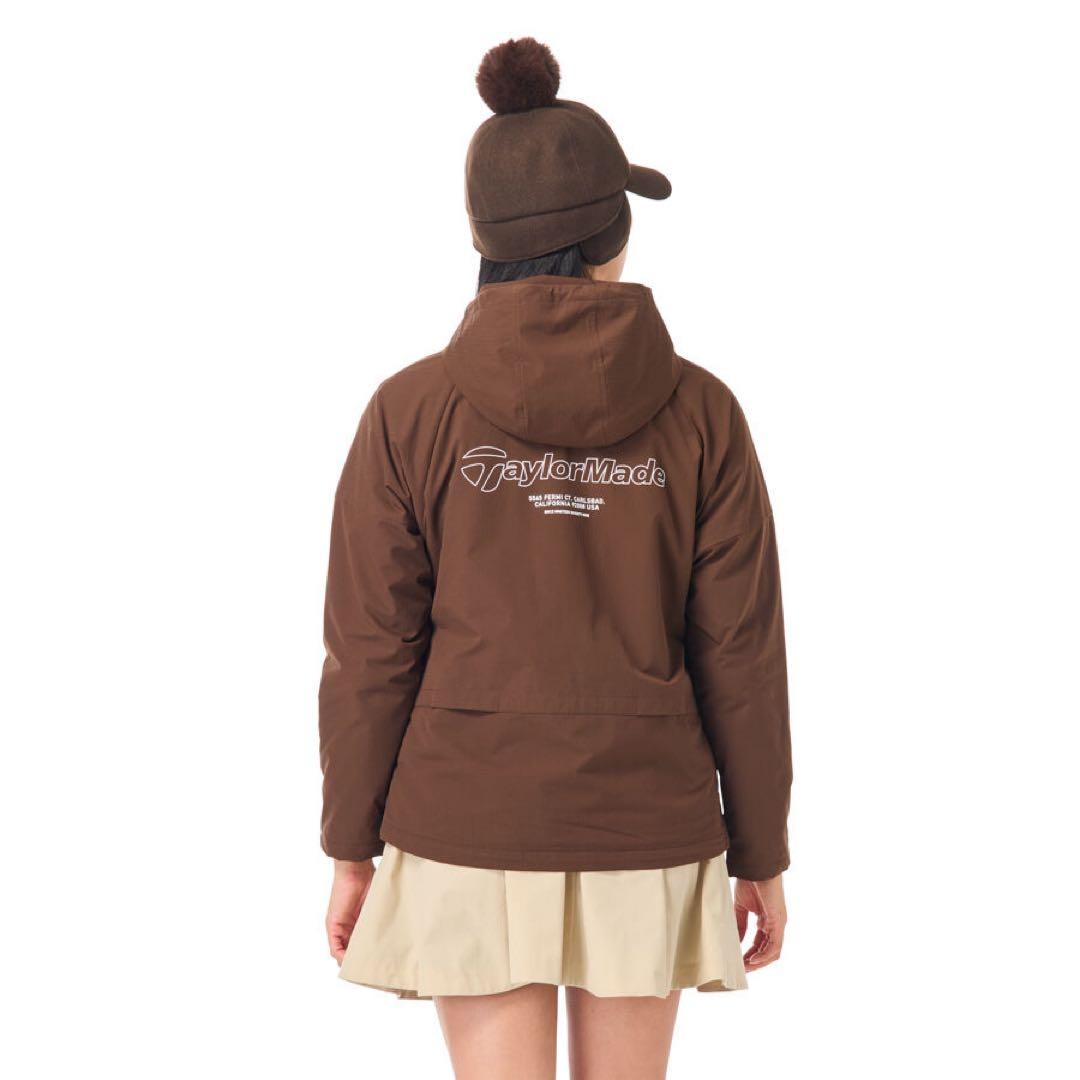 TaylorMade アウター　ブラウン ジャケット フード付き