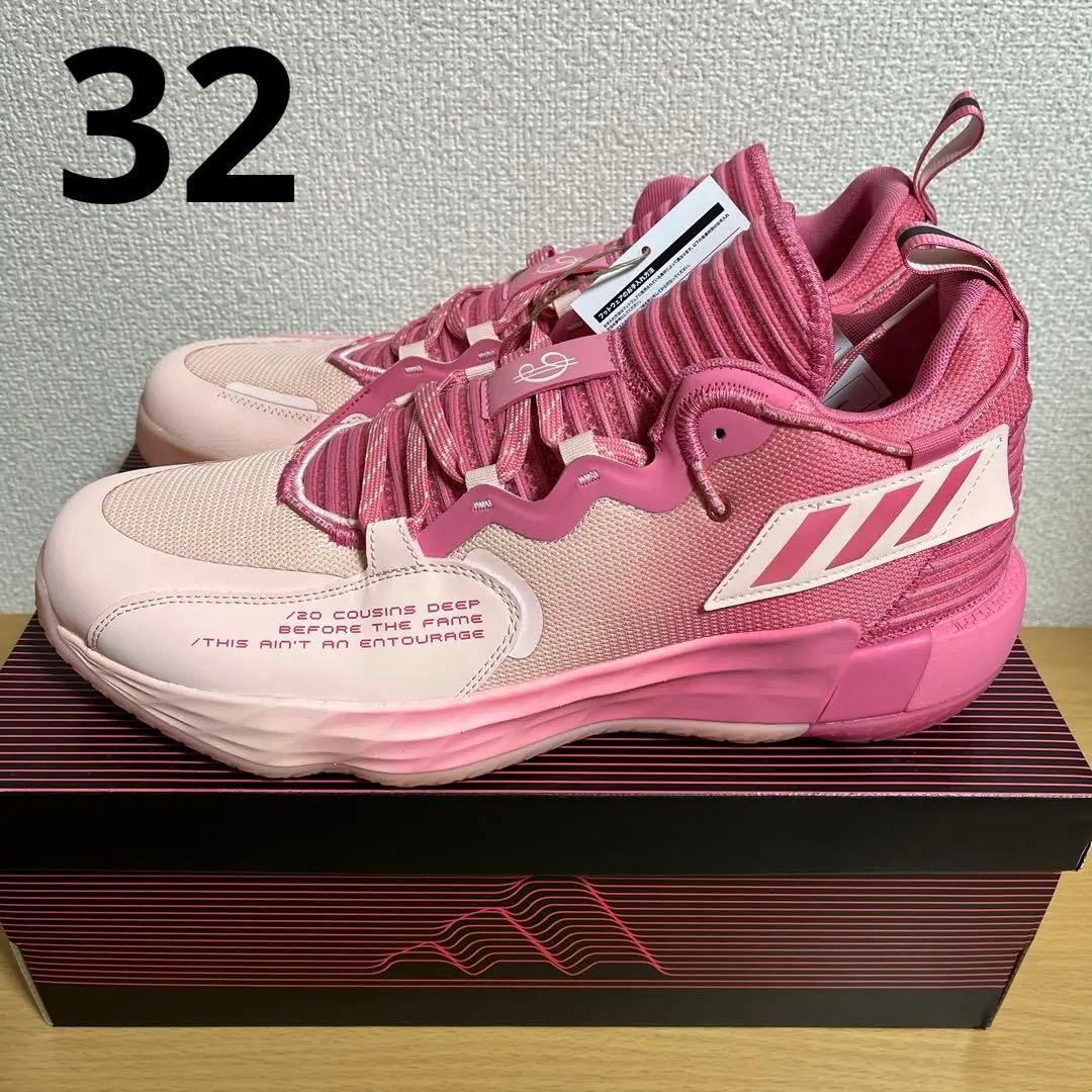 新品 ADIDAS DAME 7 EXTPLY PINK 32cm