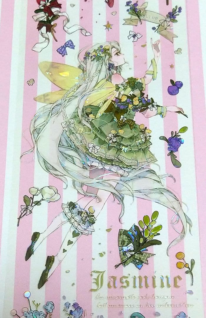 J1106＃花灵仙境(贝壳光)Dailylife切り売り海外人物マステ女の子