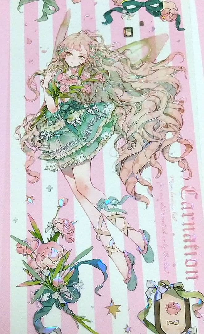 J1106＃花灵仙境(贝壳光)Dailylife切り売り海外人物マステ女の子