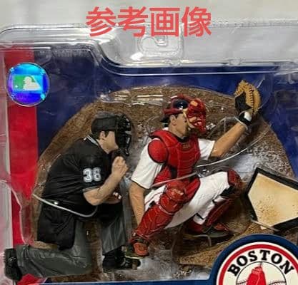 激レア MLB ジェイソン・バリテック＆審判 レッドソックス McFarlane