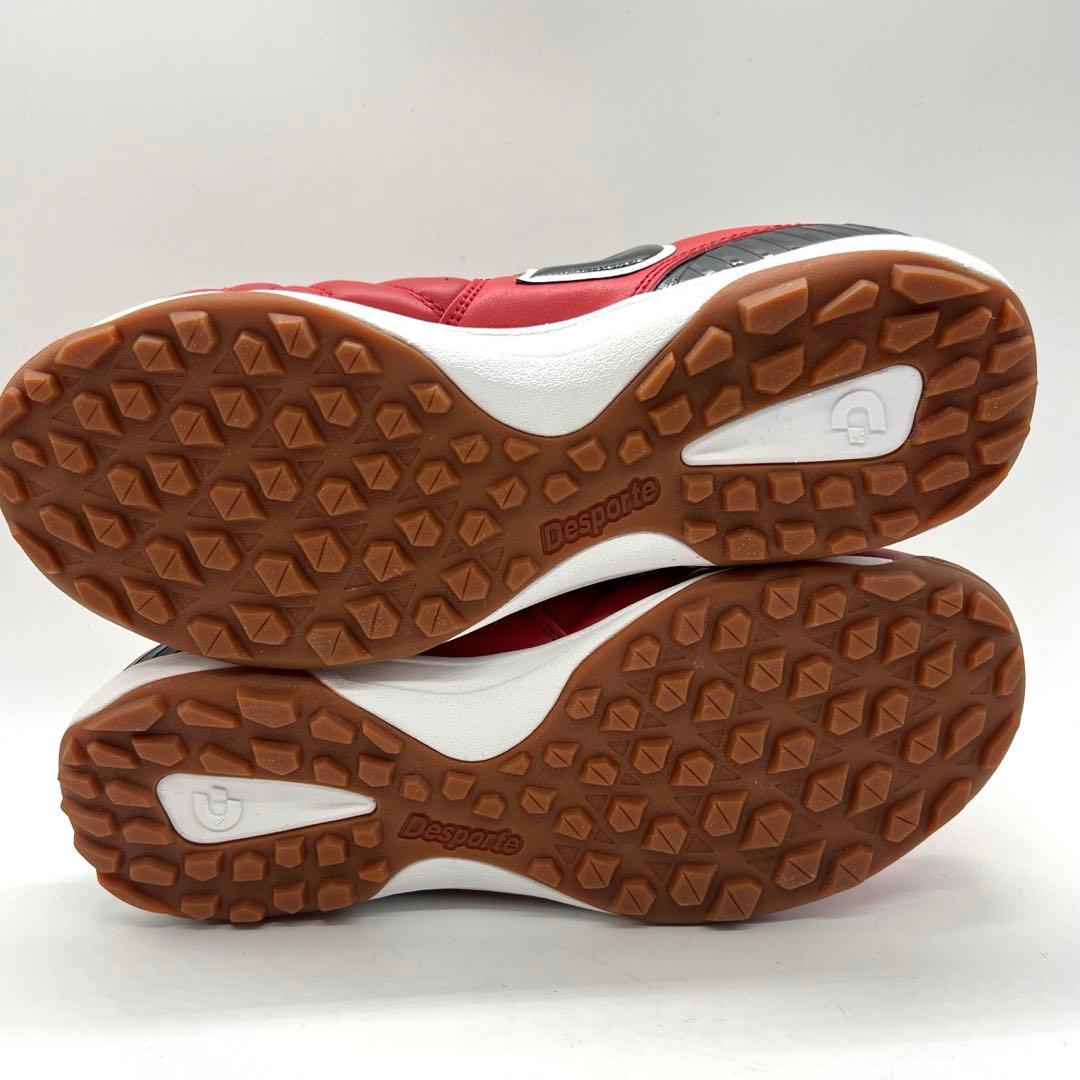 新品未使用　デスポルチ　フットサルシューズ　パラナKT　レッド
