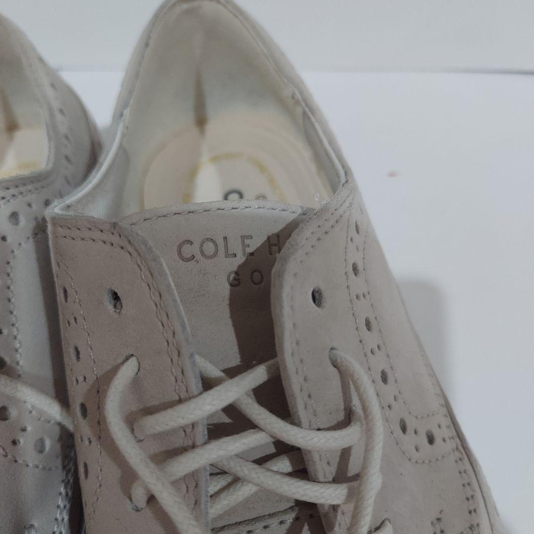 ☆極美品☆COLE HAAN ウィングチップ ゴルフシューズ グレー8B