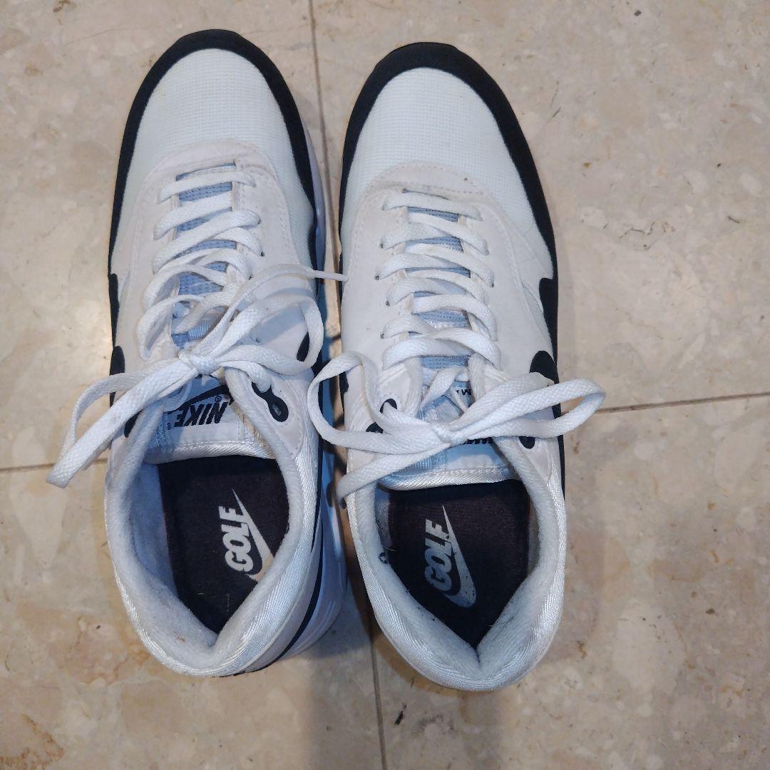 ナイキ エア マックス 1 '86 OG ゴルフ 27.0cmホワイト/ブラック