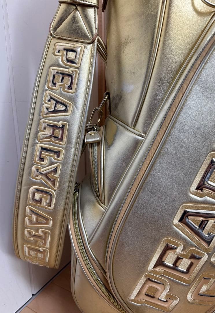 限定★パーリーゲイツ★キャディバッグ★ゴルフ★ゴルフバッグ★レア★ゴールド★金