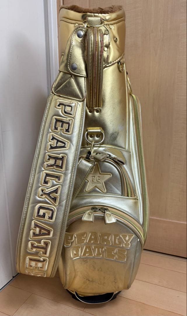 限定★パーリーゲイツ★キャディバッグ★ゴルフ★ゴルフバッグ★レア★ゴールド★金