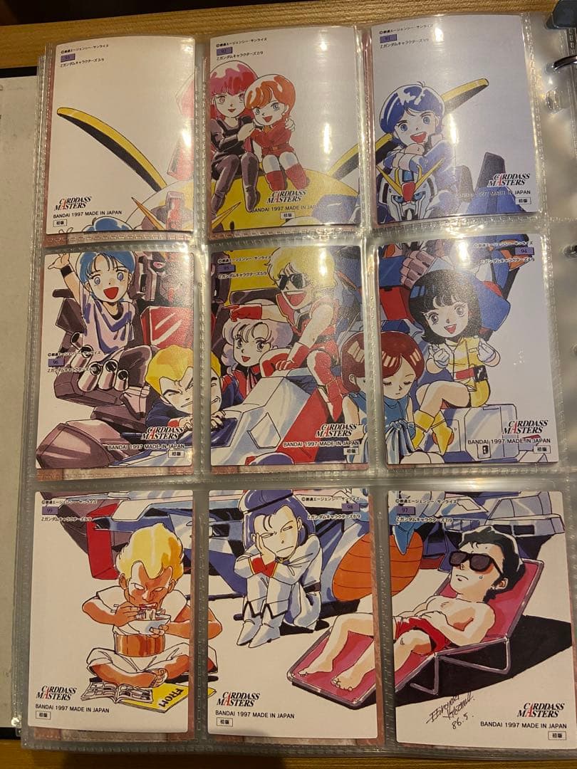 ガンダムクロニクルI・II フルコンプ、1997年　バインダー・特典カード有り