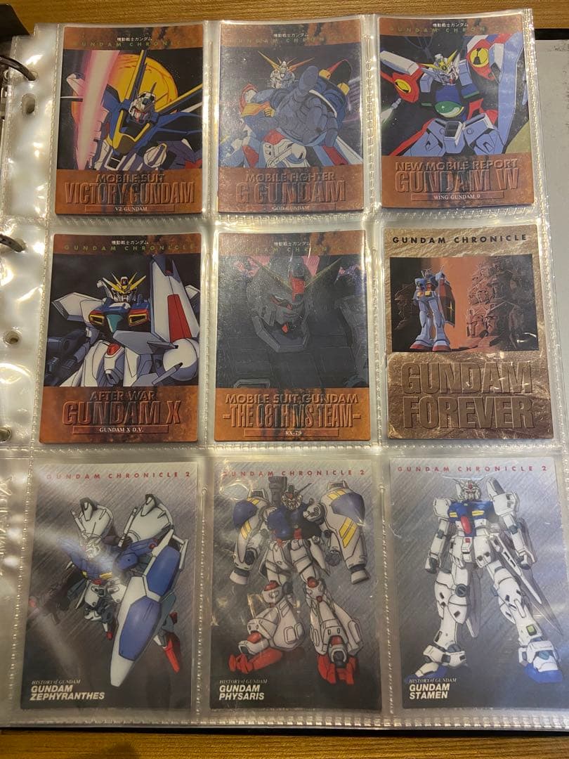 ガンダムクロニクルI・II フルコンプ、1997年　バインダー・特典カード有り