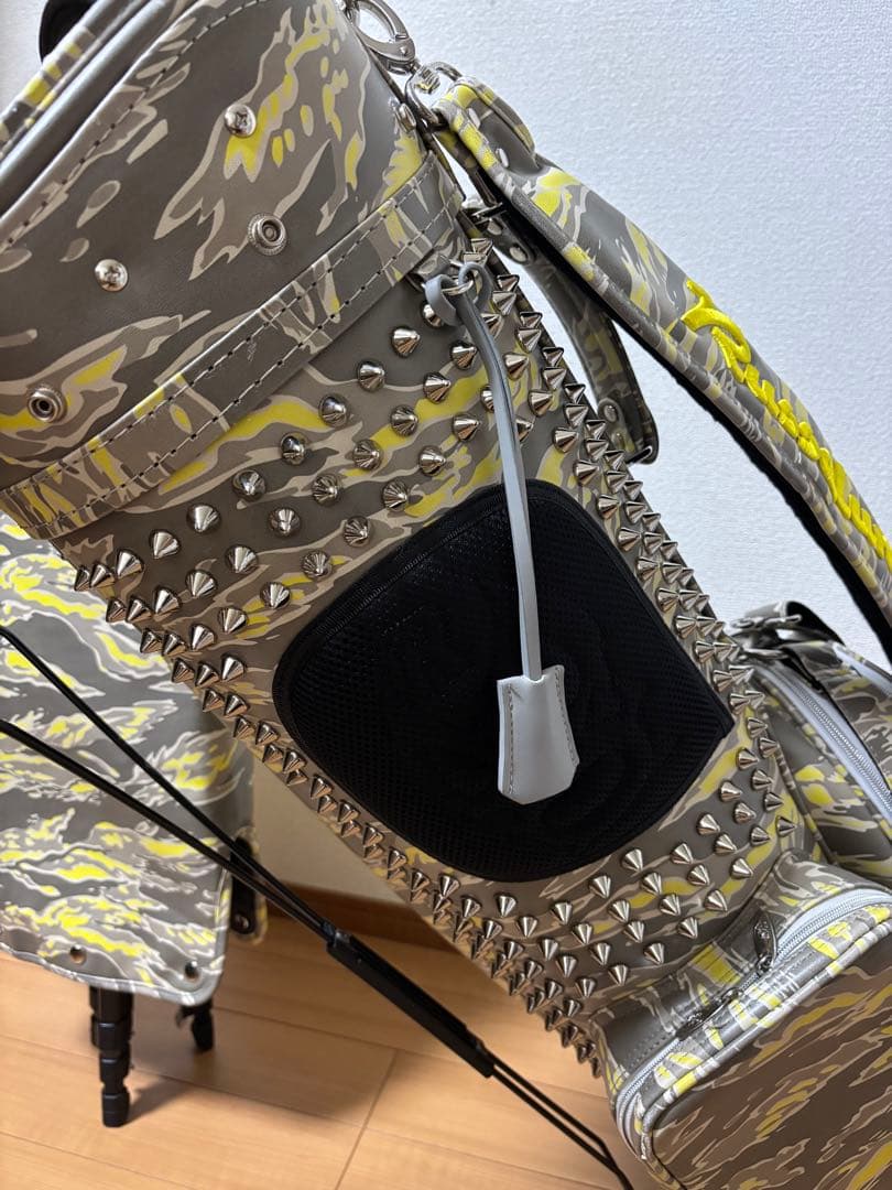RUSSELUNO ラッセルノ STUDS キャディバッグ スタッズ　迷彩柄美品
