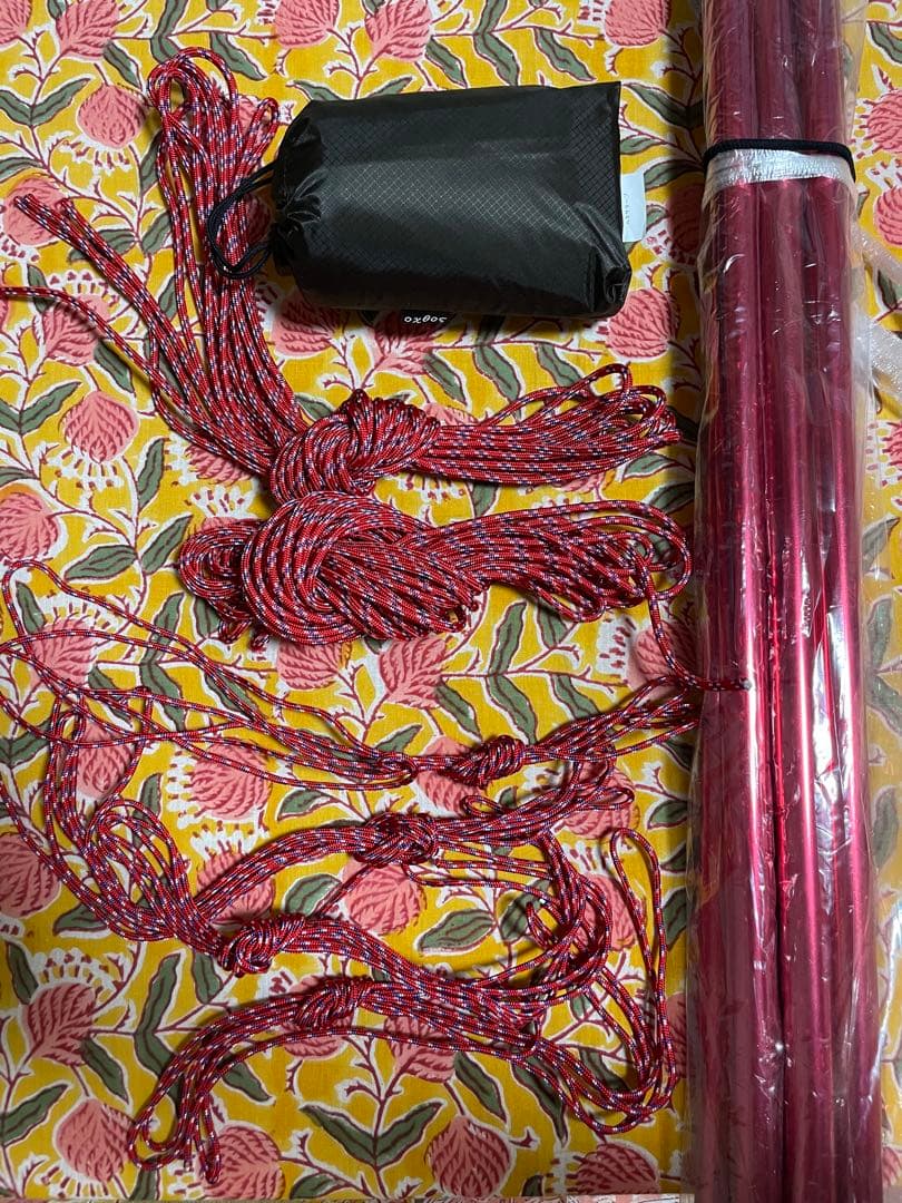 オクトス　ヘキサタープ・ポール・ロープ一式