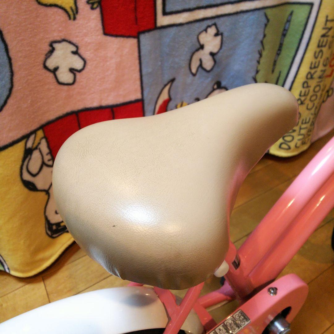 【神奈川県・東京23区お届け可】室内保管 幼児用自転車 16インチピンク
