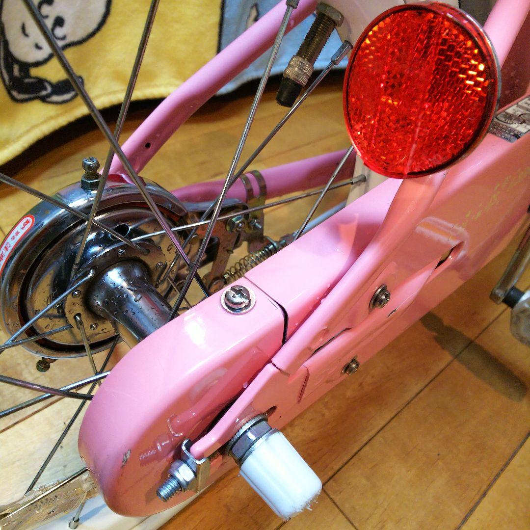 【神奈川県・東京23区お届け可】室内保管 幼児用自転車 16インチピンク