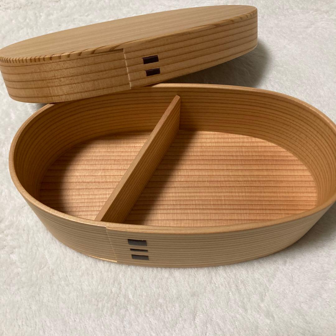 りょうび庵　大館曲げわっぱ　こばん弁当　ウレタン塗装　新品未使用