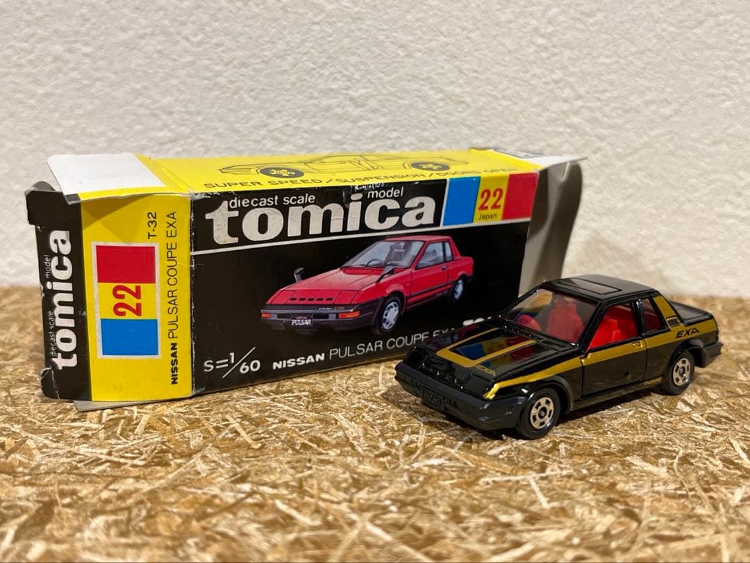 トミカ 日本製 黒箱 22-3-2 ニッサン パルサー クーペ エクサ SG
