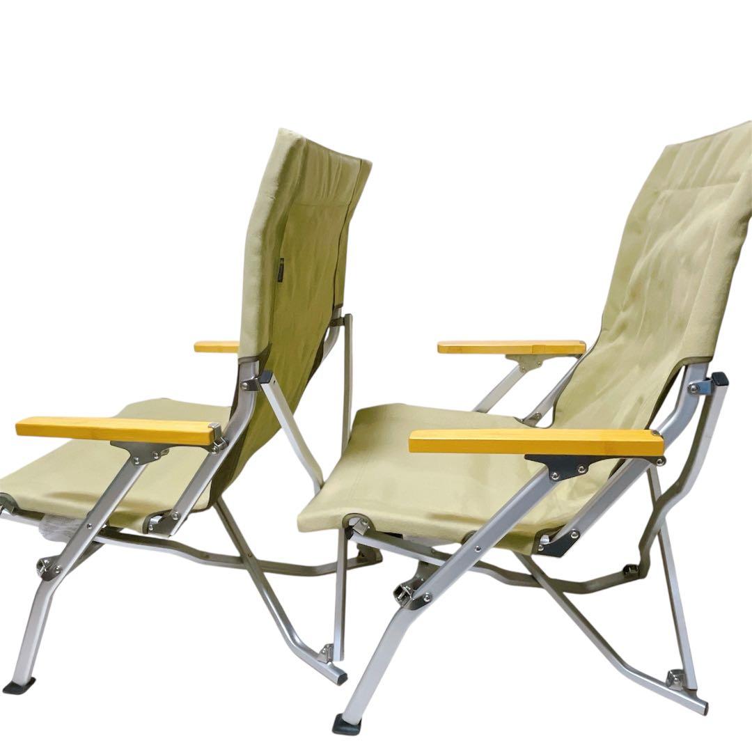 スノーピーク ローチェア30 カーキ キャンプチェア 2脚セット