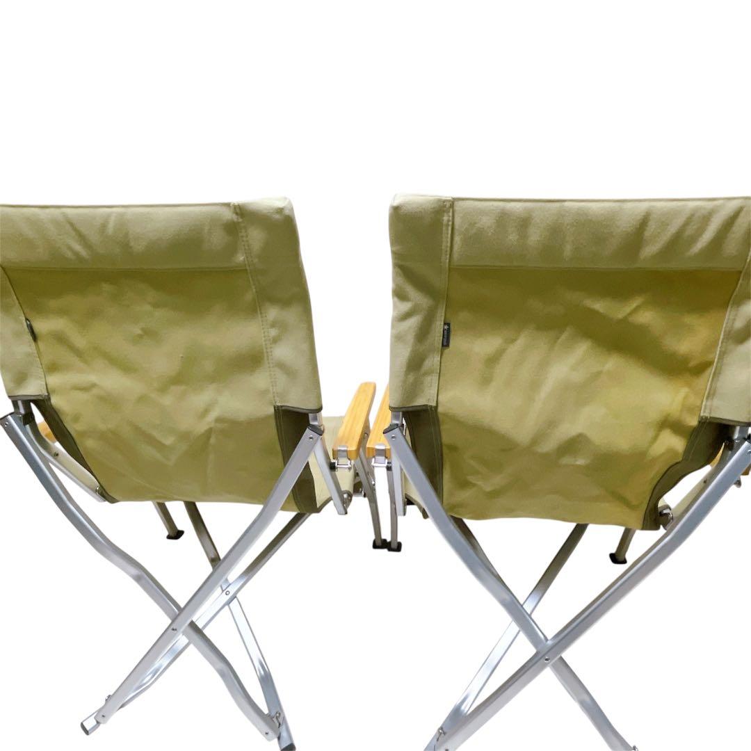 スノーピーク ローチェア30 カーキ キャンプチェア 2脚セット