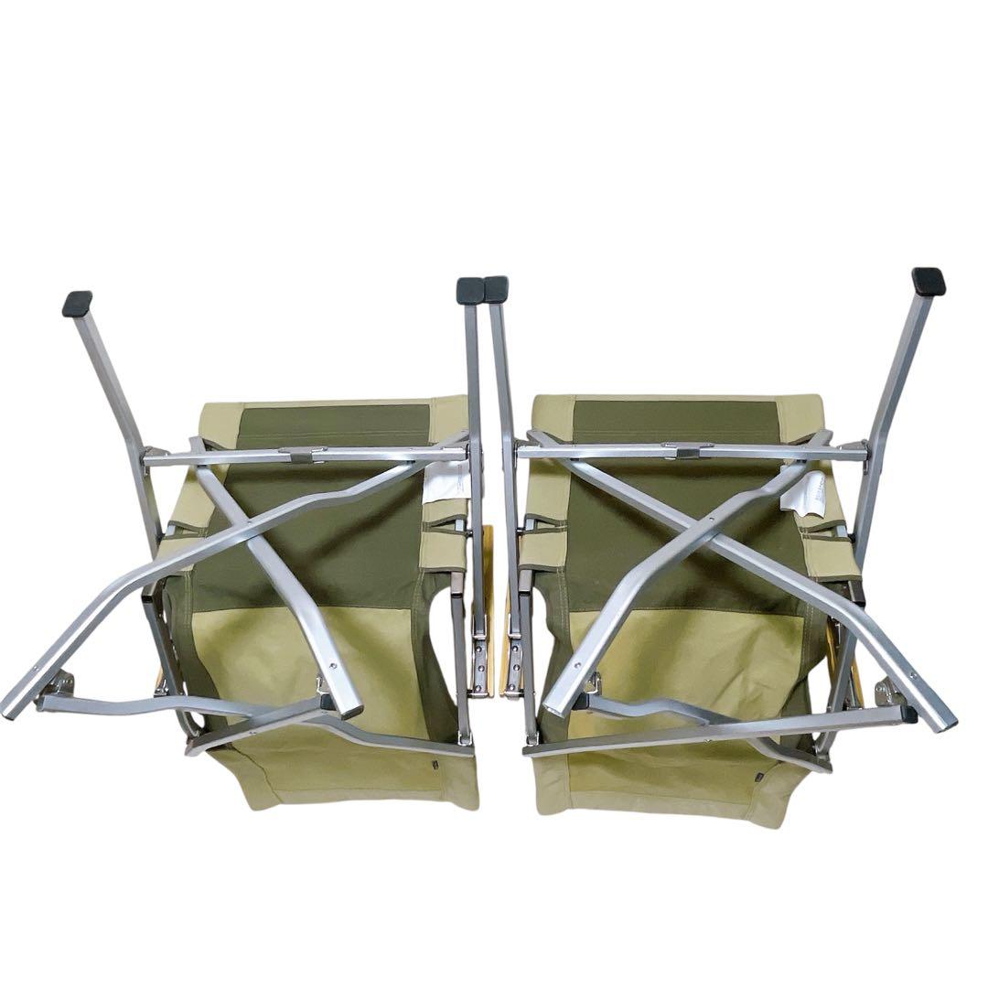 スノーピーク ローチェア30 カーキ キャンプチェア 2脚セット