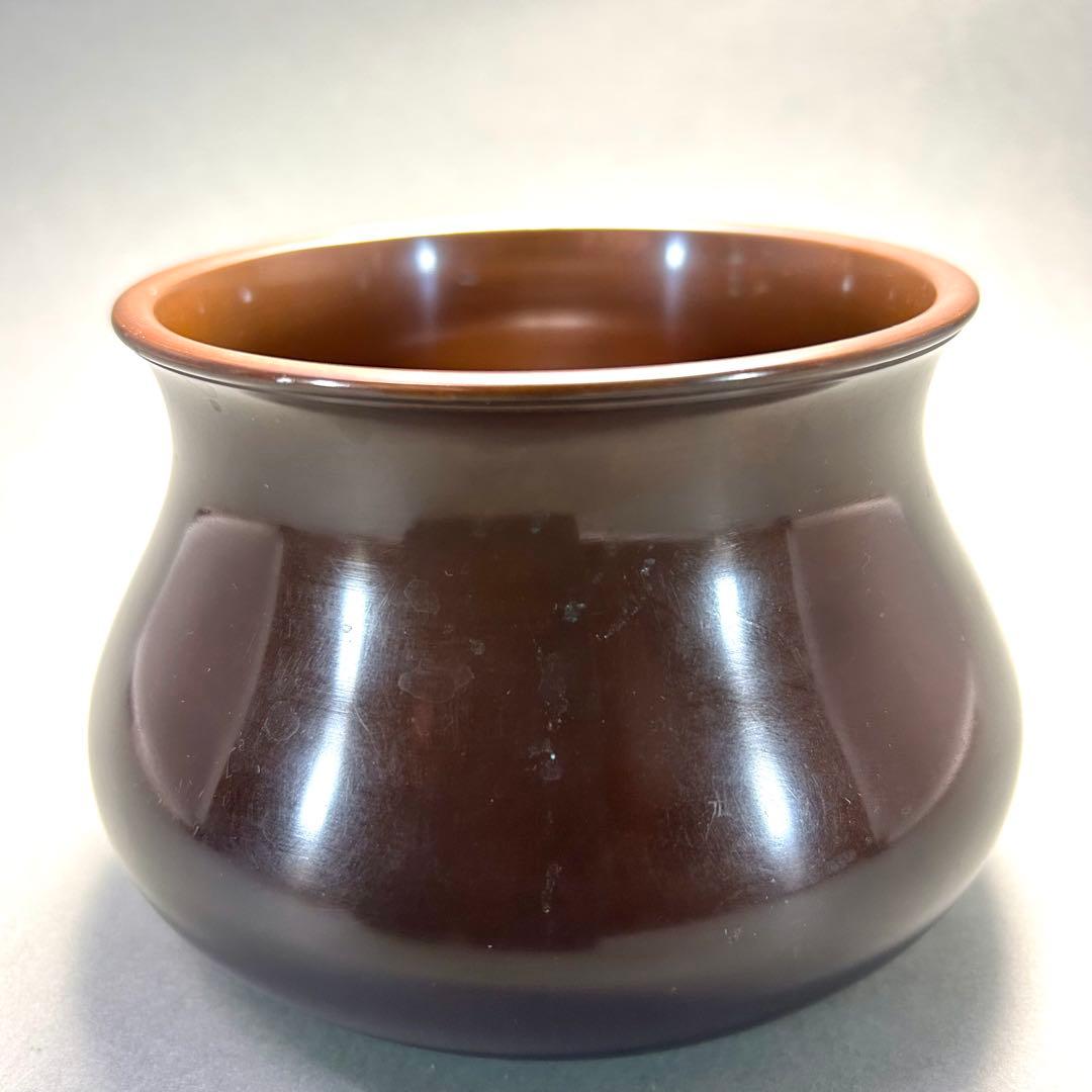 建水　えふご　『中村大禾　唐銅　建水』　義一　お茶道具　茶道　工芸品　共箱