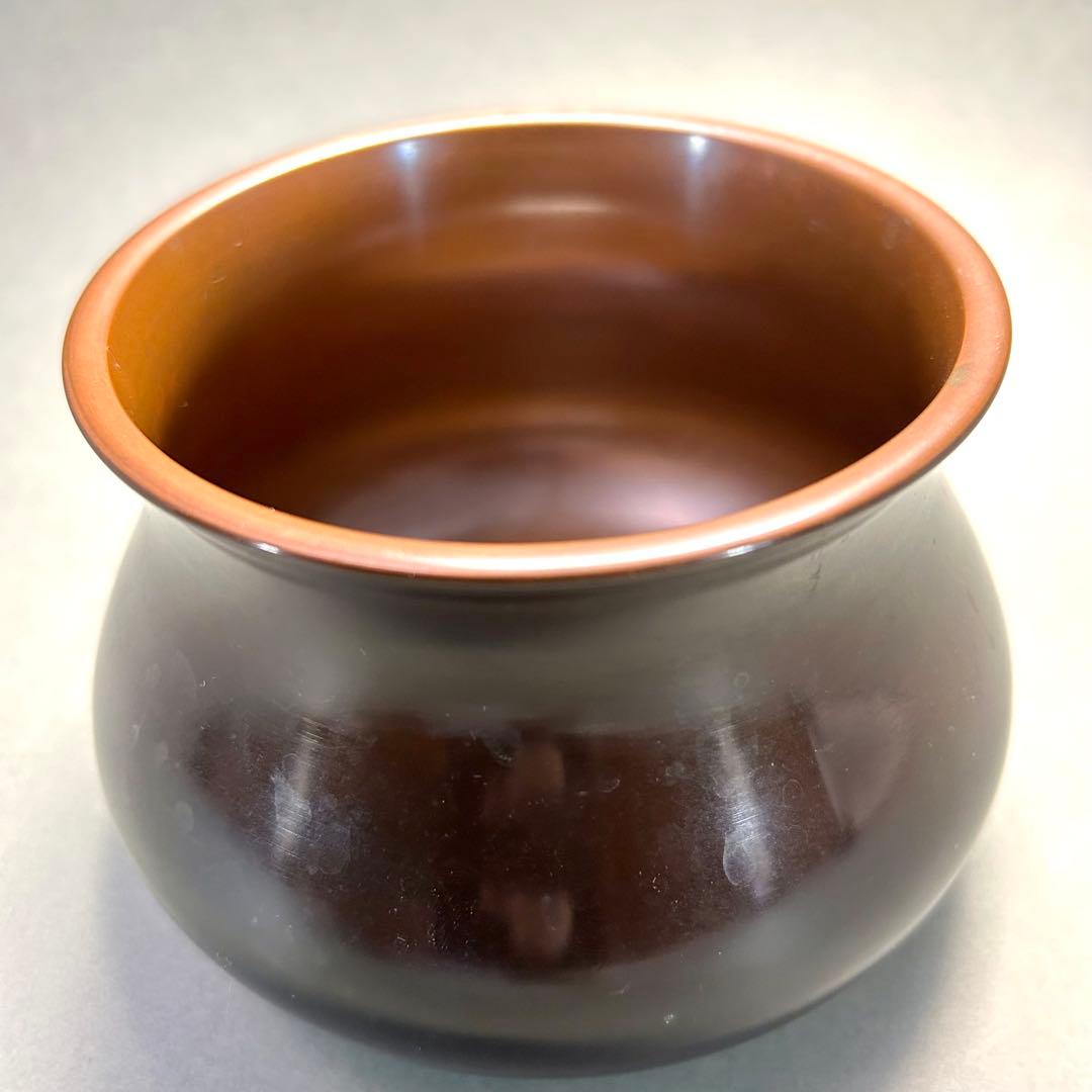 建水　えふご　『中村大禾　唐銅　建水』　義一　お茶道具　茶道　工芸品　共箱