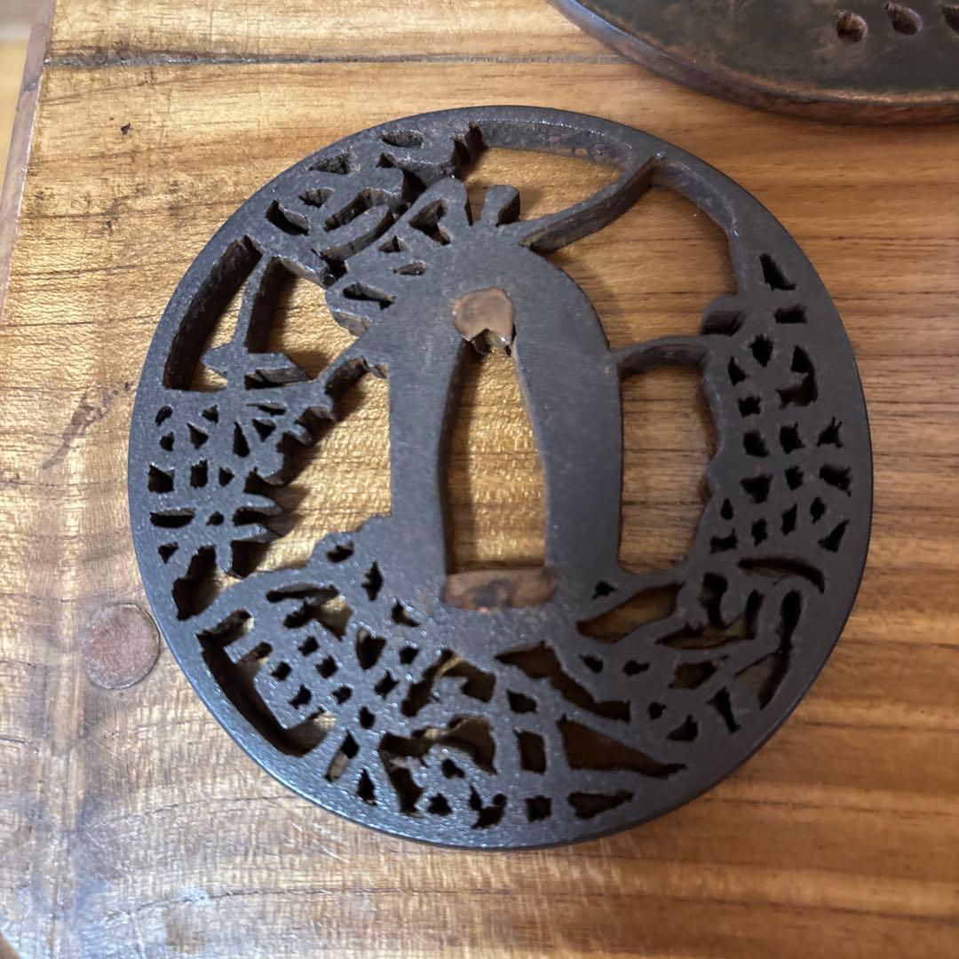 鍔　3点セット　題目の図