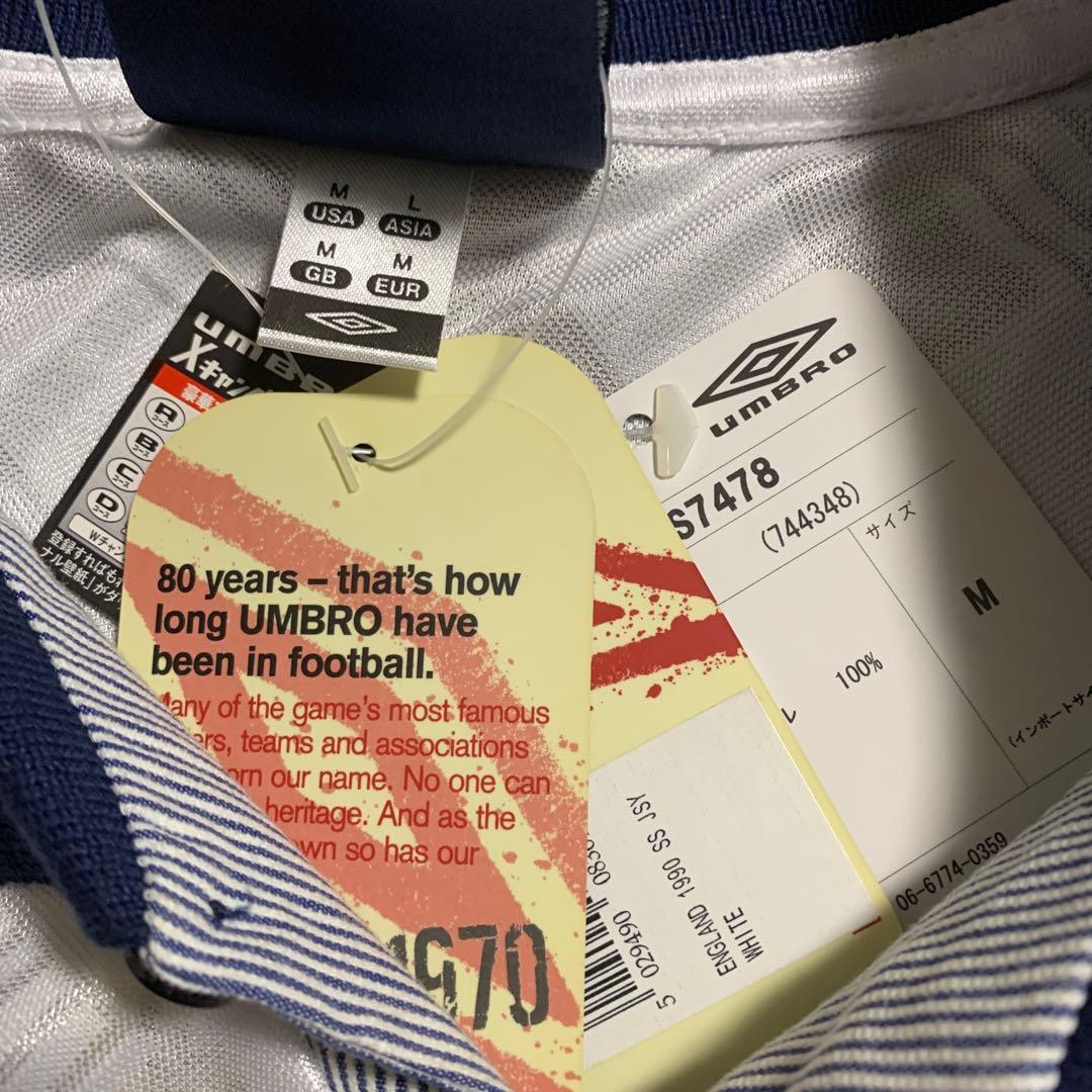 新品タグ付 復刻 イングランド 1990ワールドカップ 19番 ポールガス