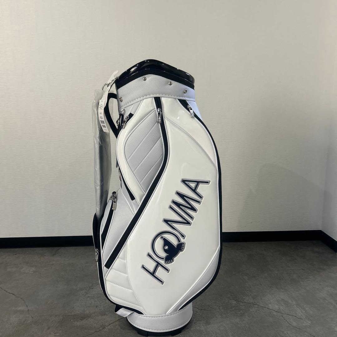 HONMA ホワイトキャディバッグ