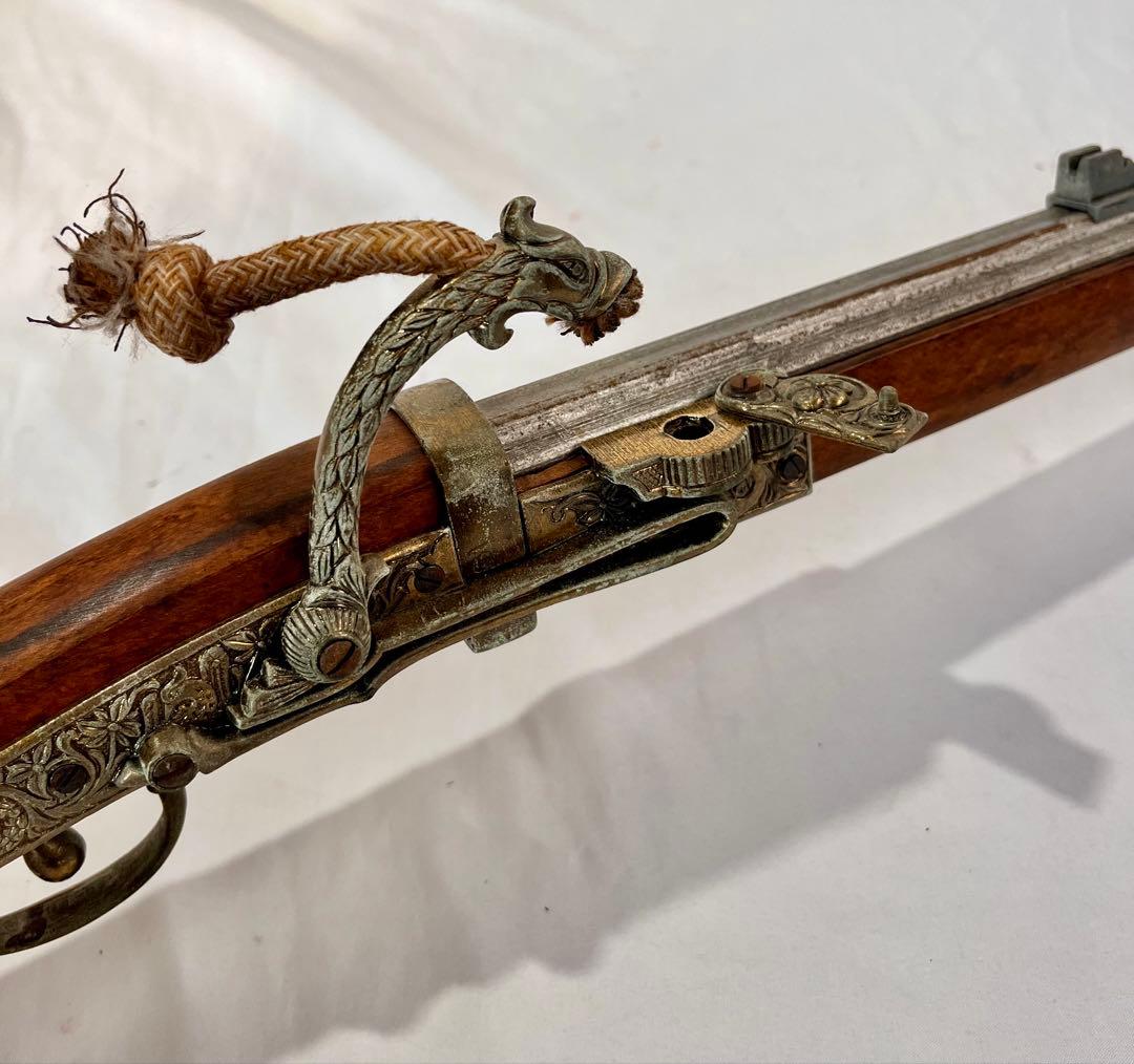 ② 【模造銃】火縄銃 種子島銃 110cm DENIX ポルトガル伝来モデル