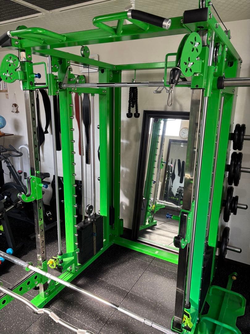 スミスマシン、フルオプション！パワーラック＆10点セット！