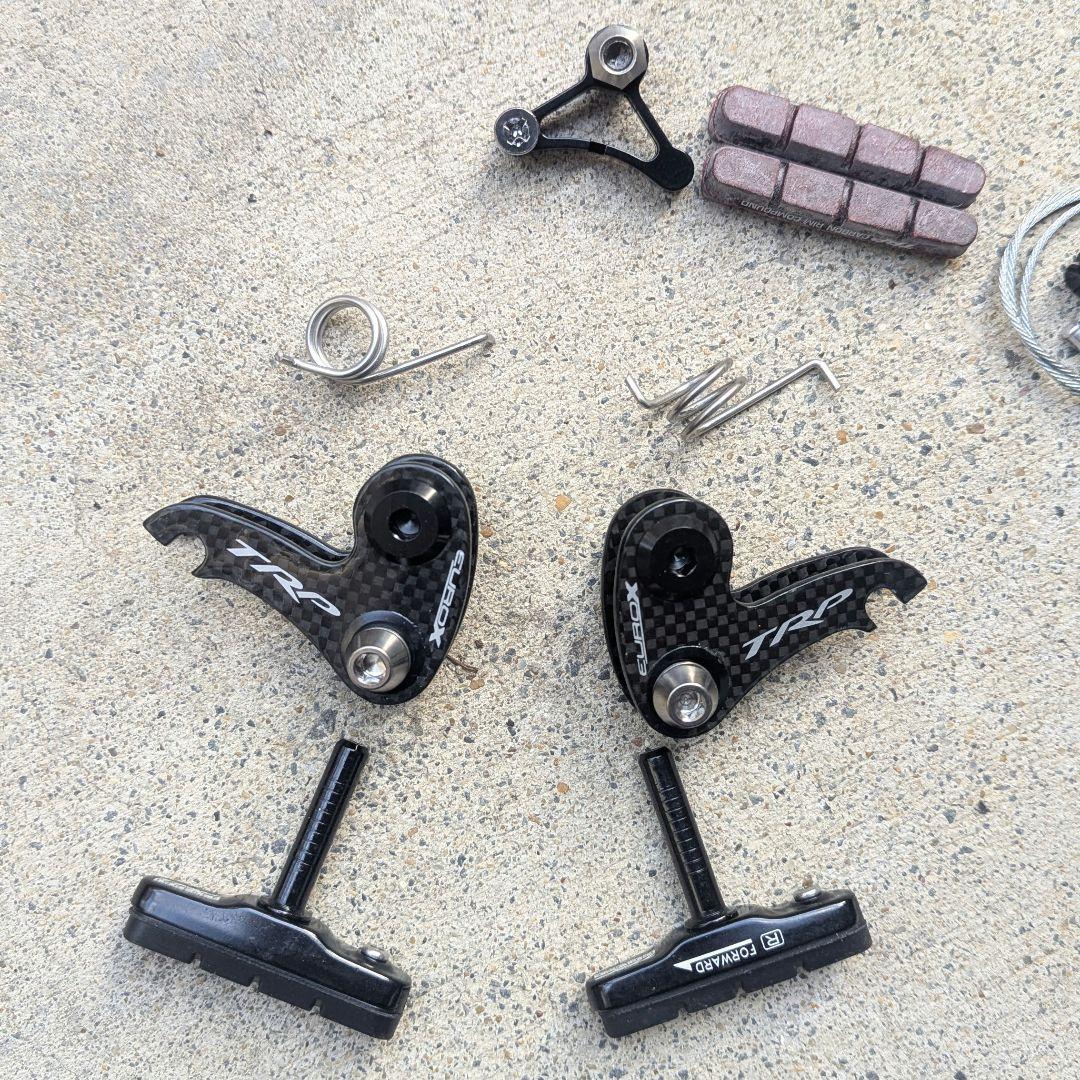 新品 軽量 TRP TRP EUROX CARBON カンチブレーキ