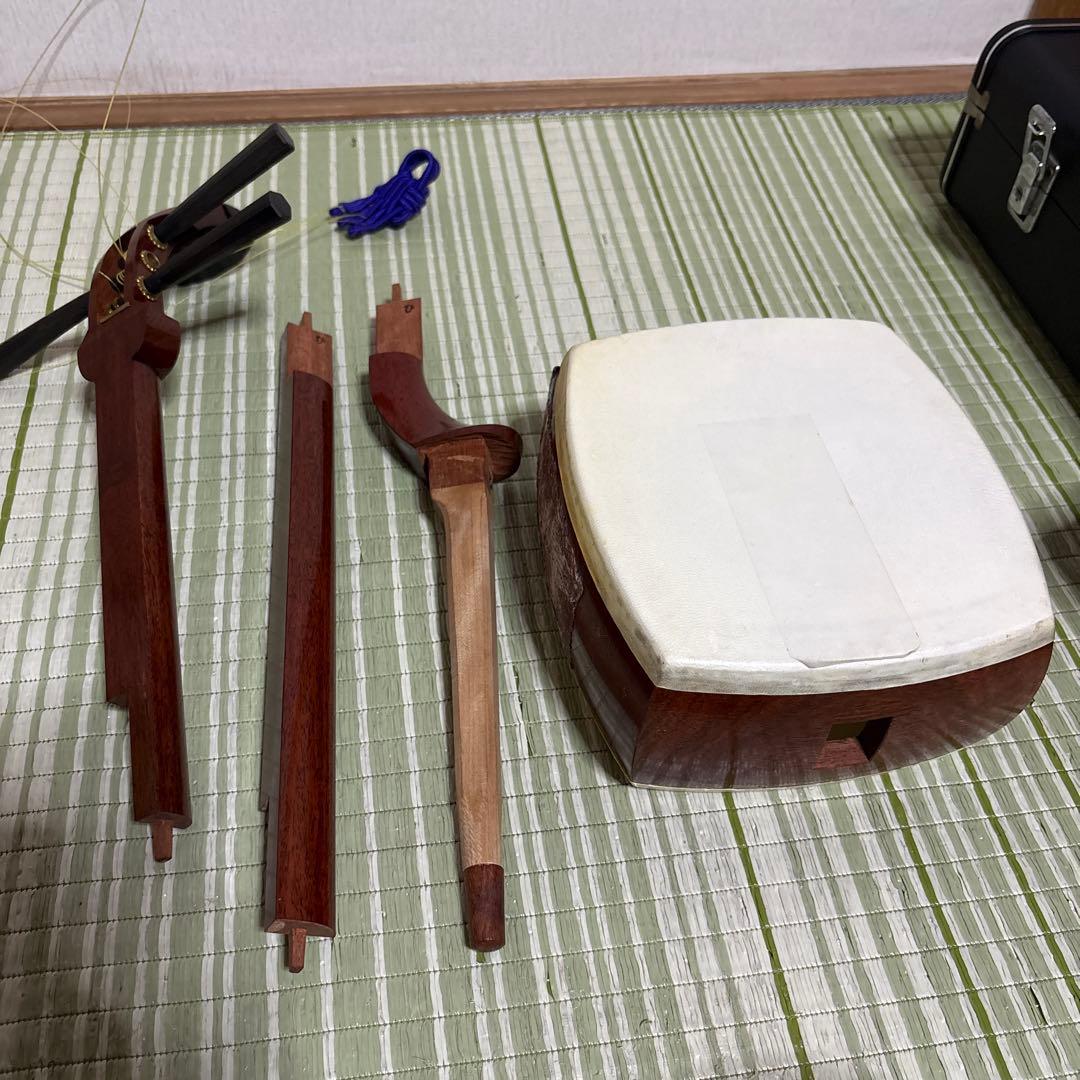 三味線　和楽器　バチ　撥　弦　駒　ハードケース　弦楽器