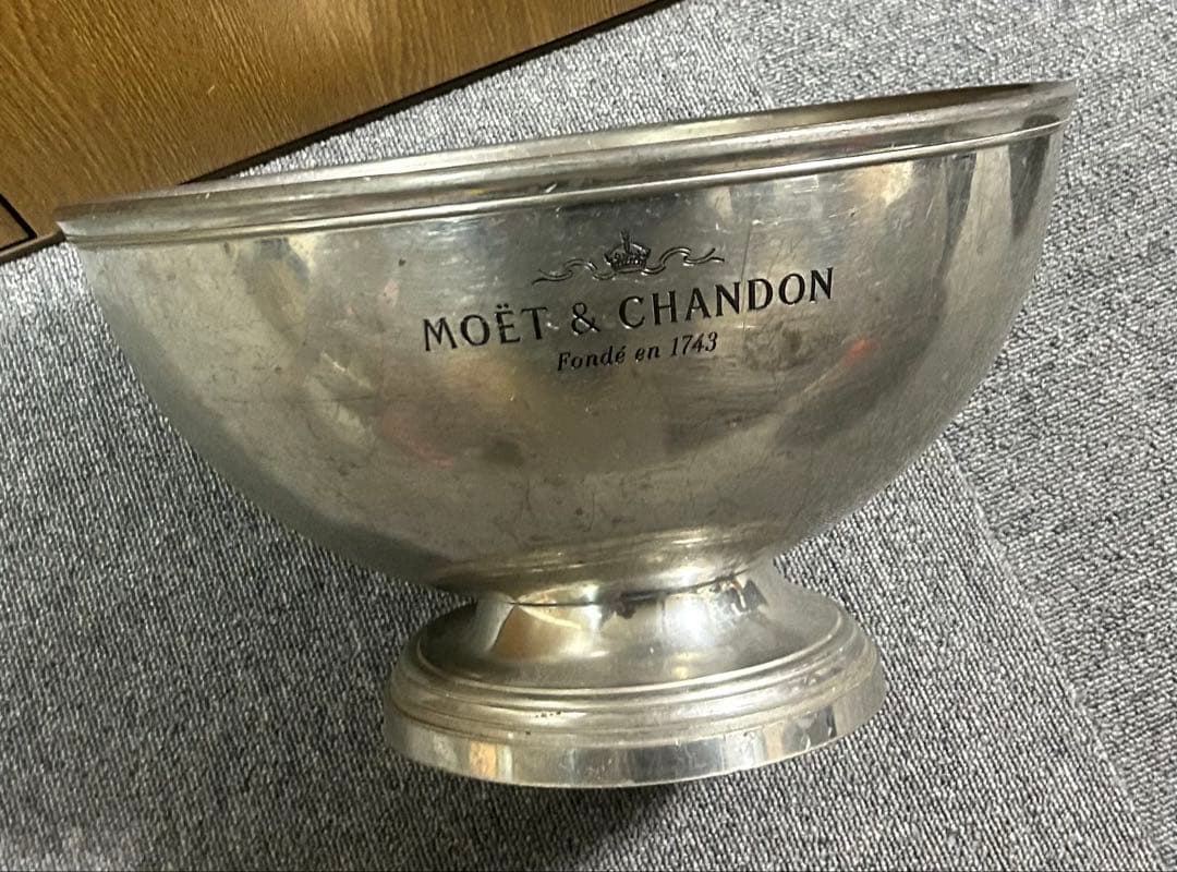 非売品大型錫　ピューターシャンパンクーラー　アイスボックス　ワインクーラー