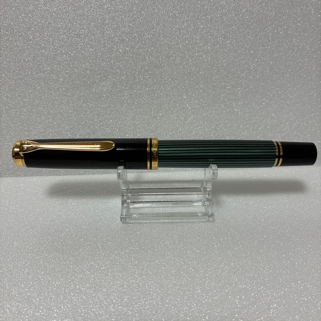 ペリカン 万年筆 スーべレーン M800 EF 緑縞