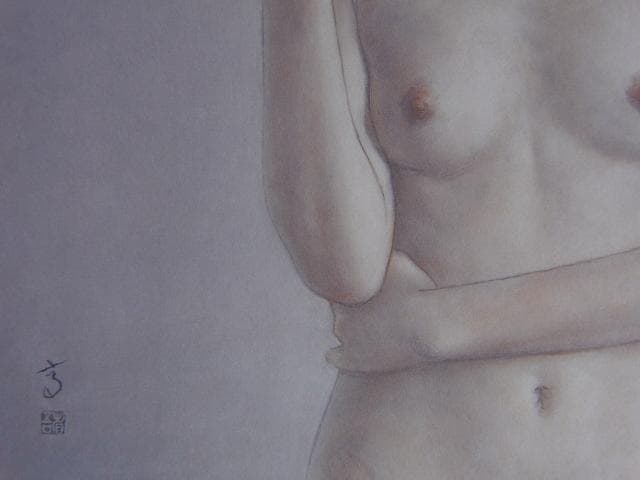 高塚省吾、【帽子】、希少な額装用画集より、新品額装付、状態良好