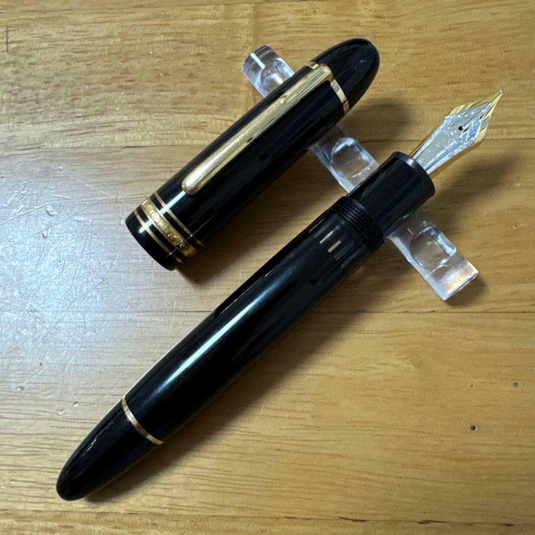 美品 MONTBLANC モンブラン 149 万年筆 18k M ブラック