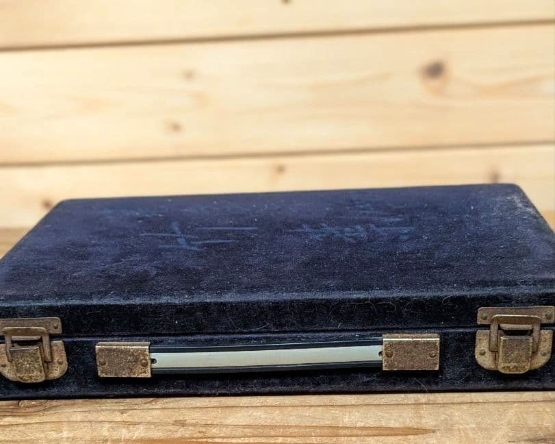 麻雀牌　黒背　背黒　黒牌　ケース付き　竹葉　第三号　ヴィンテージ品　レア物