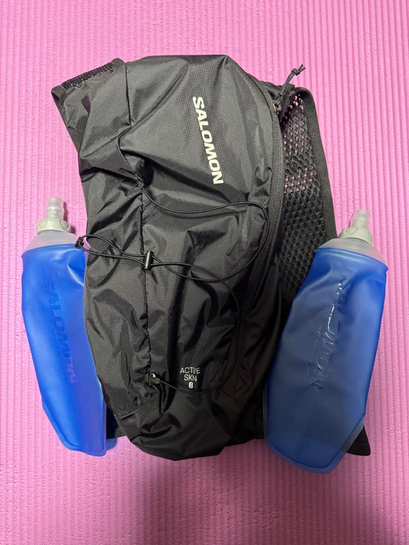 【美品】SALOMON ACTIVE SKIN 8 ブラック Sサイズ