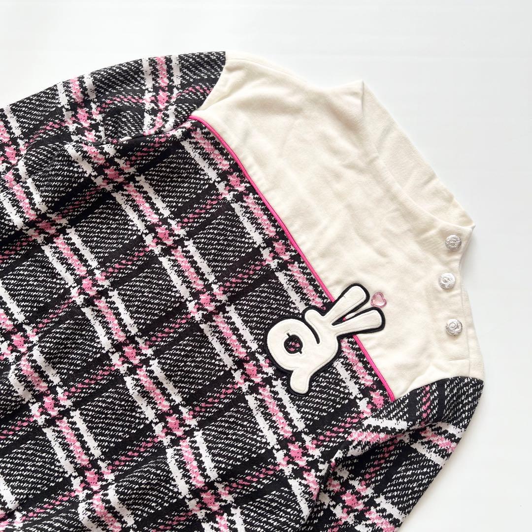 【未使用】ARCHIVIO アルチビオ　セットアップ　ニット　チェック　ゴルフ