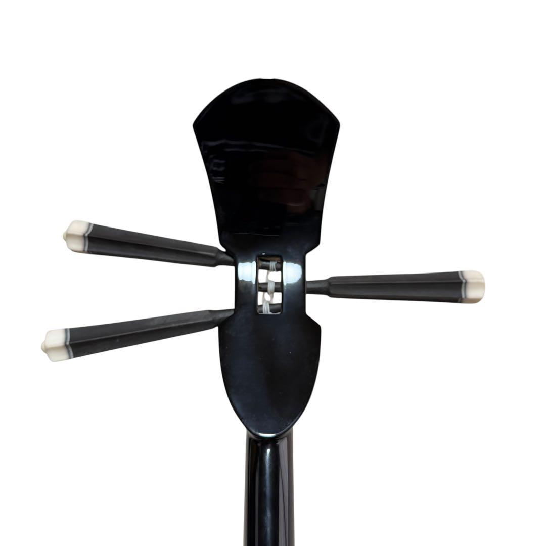 【美品フルセット】沖縄三味線 蛇本皮 強化張り ZENONケース付 119-3